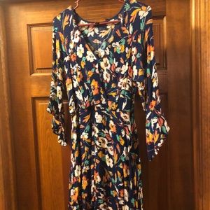 As U Wish Floral Dress - Multicolor